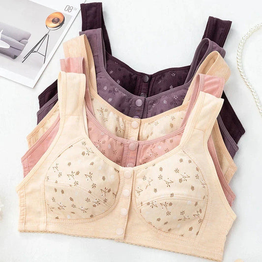 LAST DAY SALE 80% OFF - Comfortable & Convenient Front Button Bra Pack Of 3